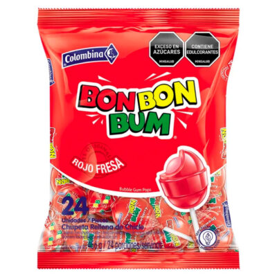 BON BON BUM Fresa x 24un