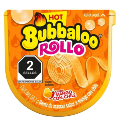 Bubbaloo Rollo Mango con Chile