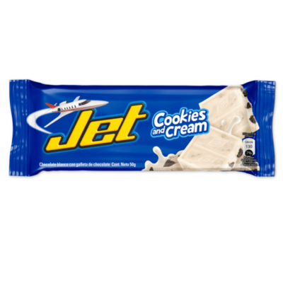Chocolatina JET Cookies & Cream 50g