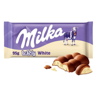 Milka Bubbly White 95g
