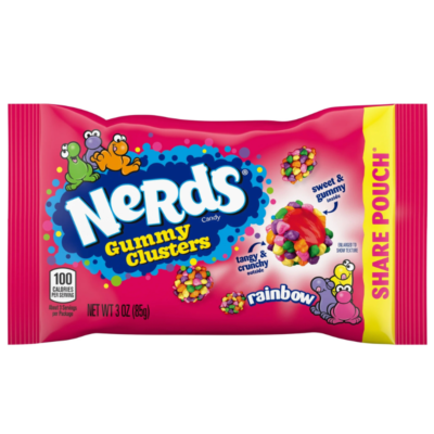 Nerds Gummy Clusters Rainbow 85g