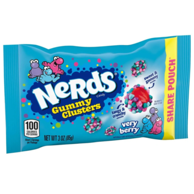 Nerds Gummy Clusters Very Berry 85g