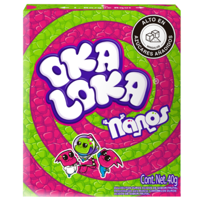Oka Loka Nanos Rosado x 40g