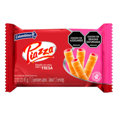 Piazza Bandeja Fresa x45g