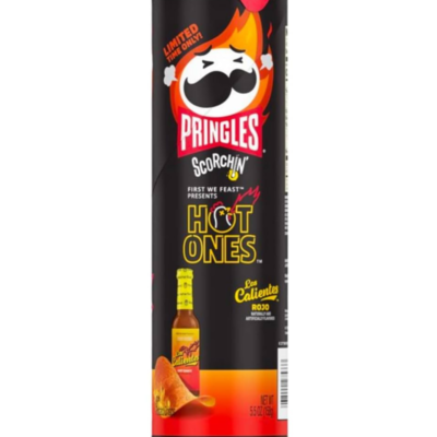 Pringles Hot Ones Los Calientes BBQ
