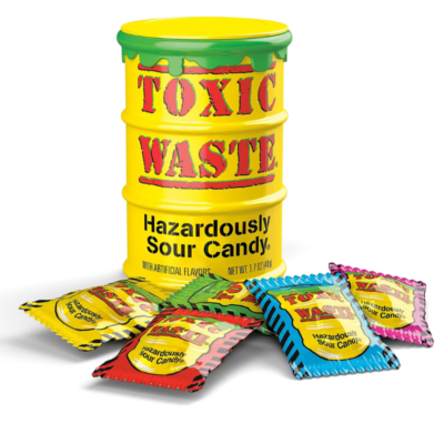 Toxic Waste Hard Candy Amarillo