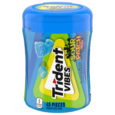 Trident Vibes Sour Patch Kids Blue Raspberry