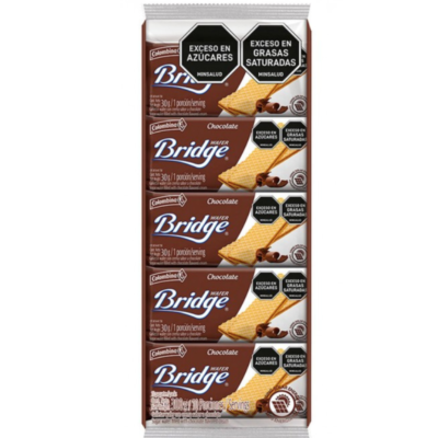 Wafer Bridge Chocolate x 10