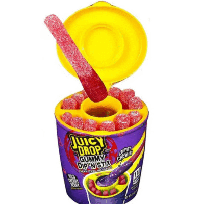 Juicy Drop Gummy Dip N Stix Wild Cherry Berry